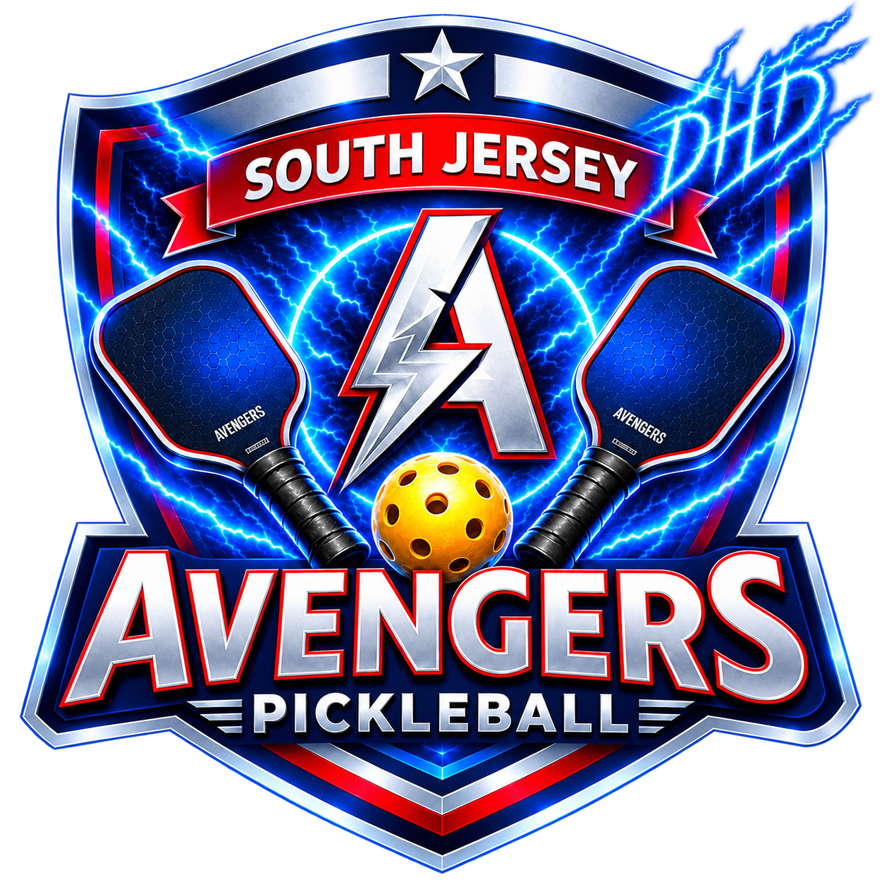 Avengers Pickleball logo
